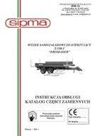 SIPMA T-150/1 DROMADER - instrukcja obsługi, katalog części wózka