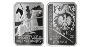 10 zł POLSKA 2007 Historia Jazdy Polskiej - RYCERZ CIĘŻKOZBROJNY XVw Ag 925