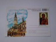 CZĘSTOCHOWA Jasna Góra - kartka pocztowa ze znaczkiem