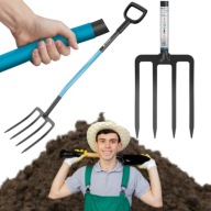 WIDŁY DO OBORNIKA OGRODOWE DO KOPANIA SOLIDNE STAL BOROWA OGRÓD 19 X 120 CM