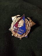 Strażak Wzorowy - stara odznaka z nakrętką Mennicy Państwowej