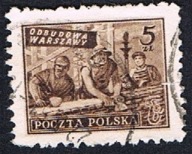 1950 Polska fi 513 - Wydanie na odbudowę Warszawy