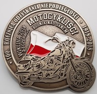 Znaczek, odznaka, blacha zlotowa, motocyklowa No.2985