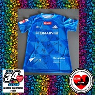 Koszulka meczowa ZKS Stal Rzeszów z podpisami całej drużyny plus gadżety !!