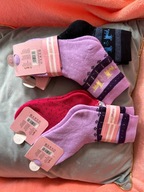 SKARPETY DŁUGIE NORWESKIE RENIFERY RENIFERKI 4 pak ŚWIĄTECZNE ŚWIĘTA