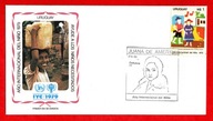 Urugwaj / Koperta FDC / 1560 ( Międzynarodowy Rok Dziecka ) 1979 r.