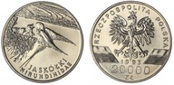 20000 ZŁ złotych 1993 JASKÓŁKI mennicze st. 1