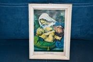 STARY OBRAZ MATKA BOSKA KARMIĄCA