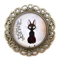 Przypinka kot broszka vintage prezent dla kociary