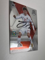 Karta panini autograf Dania Jonas Wind Mosaic Euro 2020
