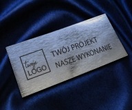 Tabliczki grawerowane laserowo na laminacie - dowolny tekst i grafika
