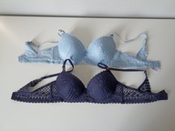 Śliczna markowa bielizna Belle Vere Notte UK 36B EUR 80B błękit