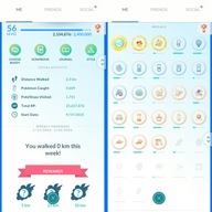 Pokemon GO konto Level 56, 42x Legendary, 33x IV100, 8x Shiny, 7x Mythical