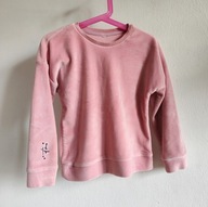 Pluszowa bluza dziewczęca Cool Club / Smyk 116 122 welurowa (274)