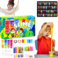 SLIME WIELKI ZESTAW DO ROBIENIA GLUTÓW 128W1 IDEALNY PRZENT DLA DZIECI XXL