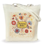 Torba eko bawełniana zakupy - Twój napis