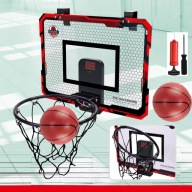 Kosz do Koszykówki dla Dzieci Zestaw Tablica Licznik Punktów Piłka