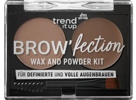 trend !t up Paletka do brwi Brow’fection wax and powder kit 020
