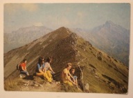 TATRY. Czuba Goryczkowa ( 1913 m), w głębi z lewej Kasprowy Wierch (1985 m)
