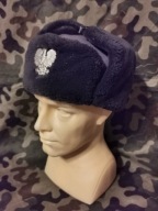 Czapka Uszanka Zimowa ZOMO Milicja Obywatelska 1989