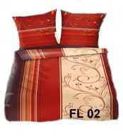 pościel z flaneli 160x200 + 2x70x80 guzik F 02 D-x