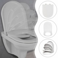 DESKA SEDESOWA WOLNOOPADAJĄCA TOALETA ŁAZIENKA DESKI SEDES BIAŁA