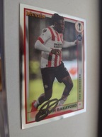 Karta topps matach autograf PSV Eindhoven Johan Bakayoko Europa League