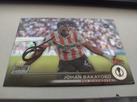 Karta topps matach autograf PSV Eindhoven Johan Bakayoko Europa League