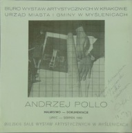 Andrzej Pollo Malarstwo katalog 1983 Autograf