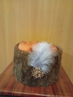 Czapka szlachecka ze sztucznym futrem