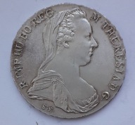 1 talar Maria Teresa Austria moneta inwest. 23.39g czystego SREBRA NB
