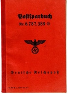 Książeczka oszczędnościowa z wpisami + 2 oryginalne karty identyfikacyjne