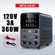WANPTEK DC WPS1203H 0-120V 0-3A LED Mini zasilacz laboratoryjny 220V +USB A