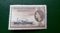 Falkland Islands Dependencies * 1d QEII kolonie angielskie brytyjskie