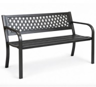 Stylowa i solidna ławka ogrodowa do ogrodu na taras, balkon lub przed dom