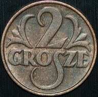 2 grosze 1934 - około menniczy egzemplarz