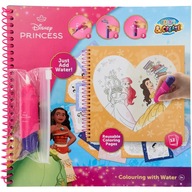 DISNEY KSIĘŻNICZKI Duża Kolorowanka Wodna z Magicznym Flamastrem