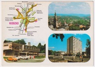 Kłodzko Motel VW Garbus ulica Daszyńskiego 1984r. Mapka