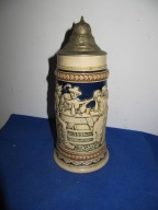 Stary bawarski Kufel karczmiak ok, 1900r -41-