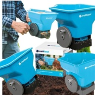 CELLFAST Siewnik Ręczny 3L – Precyzyjny Rozsiewacz do Trawy, Nawozu i Sol