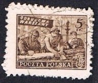 1950 Polska fi 513 - Wydanie na odbudowę Warszawy
