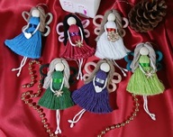 Aniołki - zestaw makrama