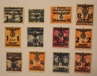 GG GENERALNA GUBERNIA - ZESTAW 12 ZNACZKÓW - CZYSTE