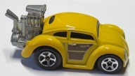 HW Volkswagen Beetle Tooned Yellow Woody K05 | Żółty Garbus | 2017 VW