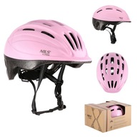 KASK ROWEROWY Z REGULACJĄ DLA DZIEWCZYNKI OTWORY WENTYLACYJNE NILS EXTREME