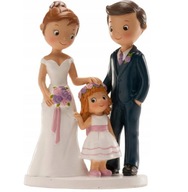 Figurka dla nowożeńców MOPEC wysokość 18 cm - dekoracja, prezent