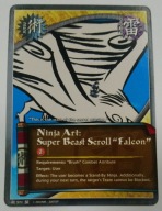 Karta Naruto CCG Jutsu Ninja Art: Super Beast Scroll "Falcon" - J-571