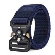 Pasek Pas taktyczny wojskowy militarny niebieski rozmiar uniwersalny QR