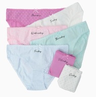 Reserved majtki figi 7-pak 146/152 groszki mix