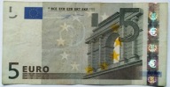Banknot 5 Euro - 2002 - pierwsza seria "M"